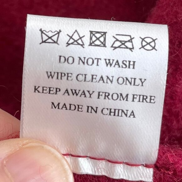 Classic Stylish 100% Wool Beret in Burgundy Red Sz OS - Picture 6 of 7